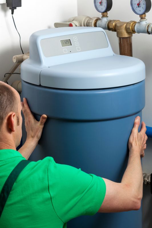 Water Softener System in Basement